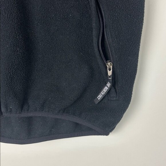 Vintage The North Face TNF Made in the USA Men's Black Fleece Vest - Size Large - Picture 5 of 8